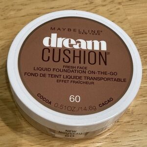 Maybelline New York Dream Cushion Fresh Face Liquid Foundation, 60 COCOA